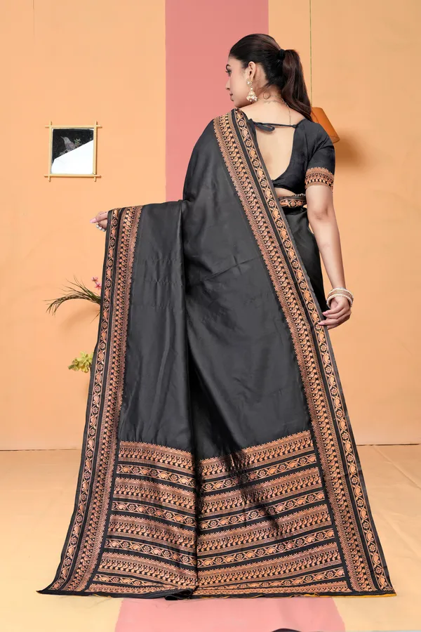 Black_Printed_Saree_For_Women