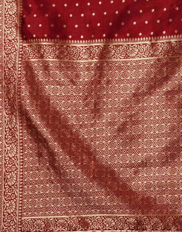 Maroon_Traditional_Saree_For_Women