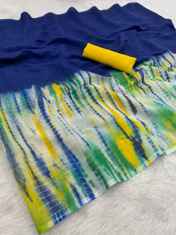Blue_Tie_Dye_Saree_For_Women