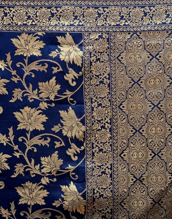 Blue_Banarasi_Silk_Saree_For_Women