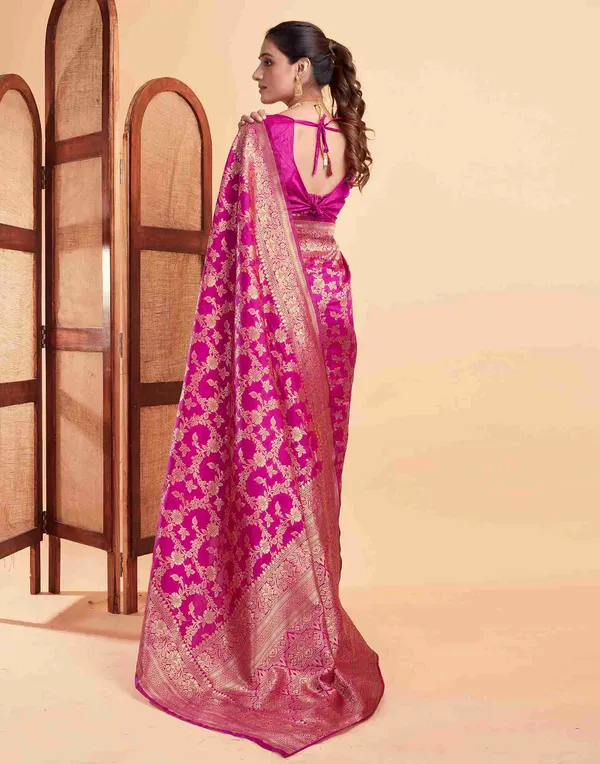 Pink_Woven_Zari_Saree_For_Women