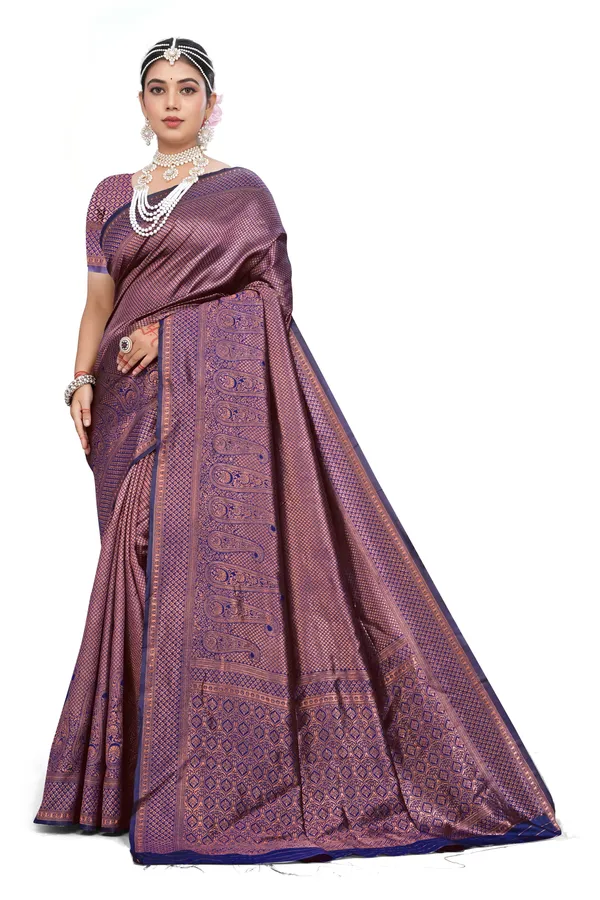 Mauve_Woven_Traditional_Saree_For_Women