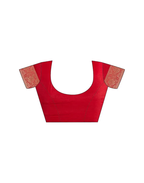 Red_Brocade_Woven_Saree_For_Women