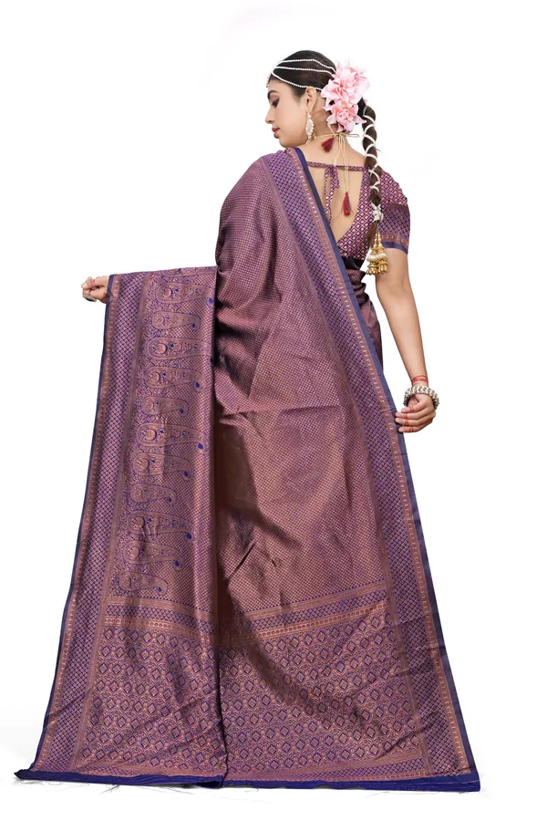 Purple_Woven_Saree_For_Women