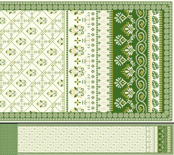 Ivory_Green_Printed_Saree_For_Women