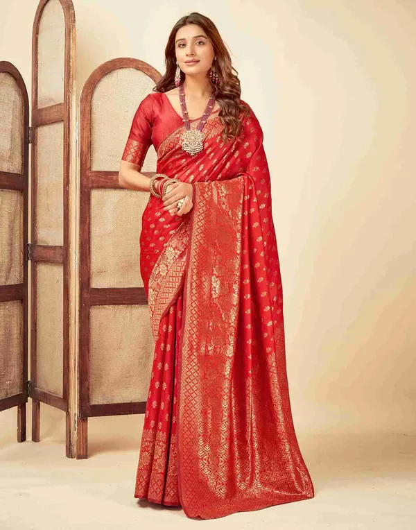 Red_Banarasi_Silk_Saree_For_Women