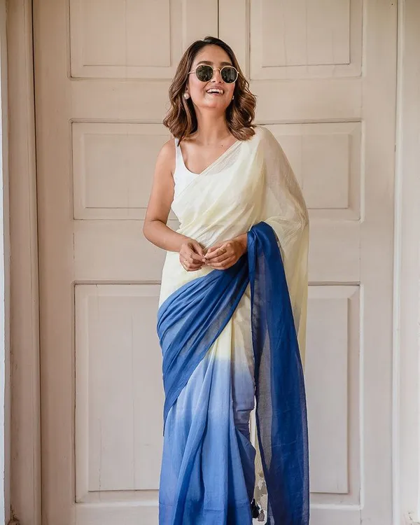 Blue_Gradient_Saree_For_Women