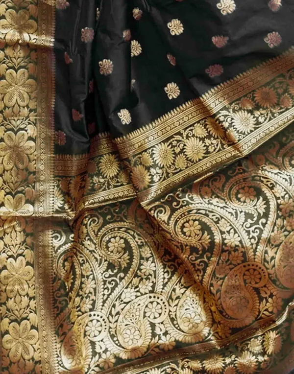 Black_Gold_Woven_Saree_For_Women