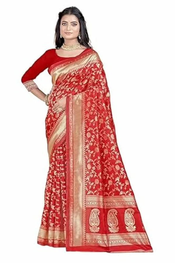 Red_Banarasi_Silk_Saree_For_Women