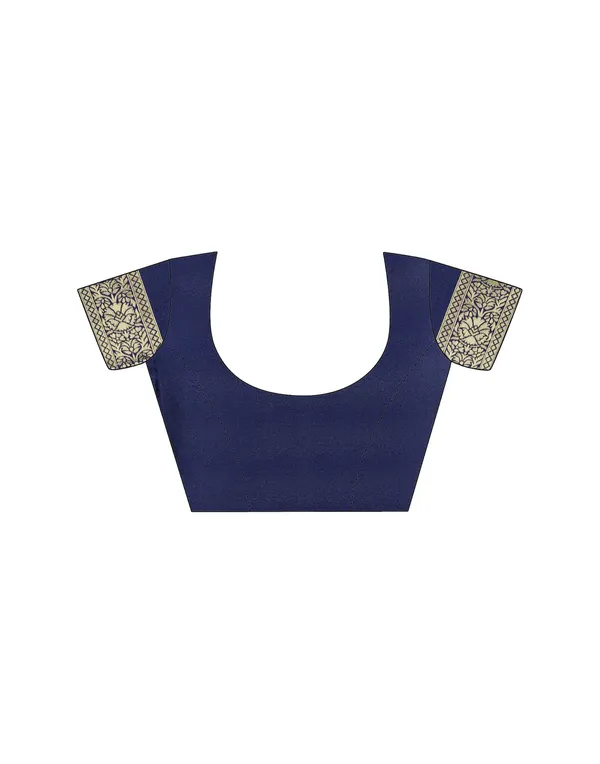 Navy_Blue_Woven_Saree_For_Women