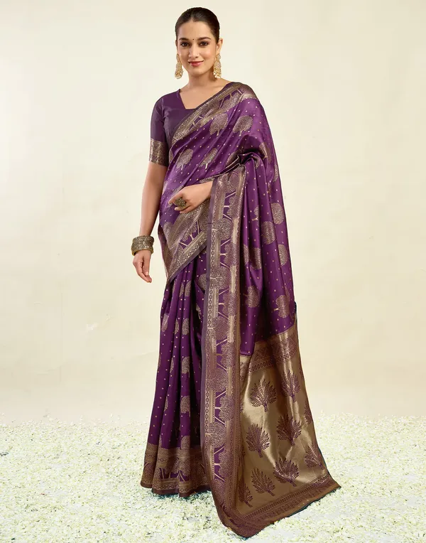 Purple_Woven_Ethnic_Saree_For_Women