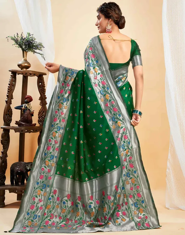 Green_Banarasi_Silk_Saree_For_Women