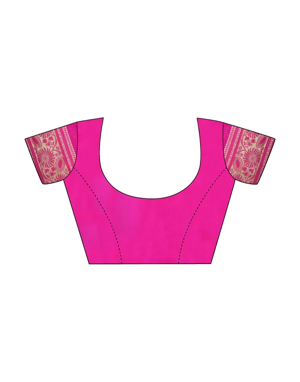 Pink_Banarasi_Silk_Saree_For_Women
