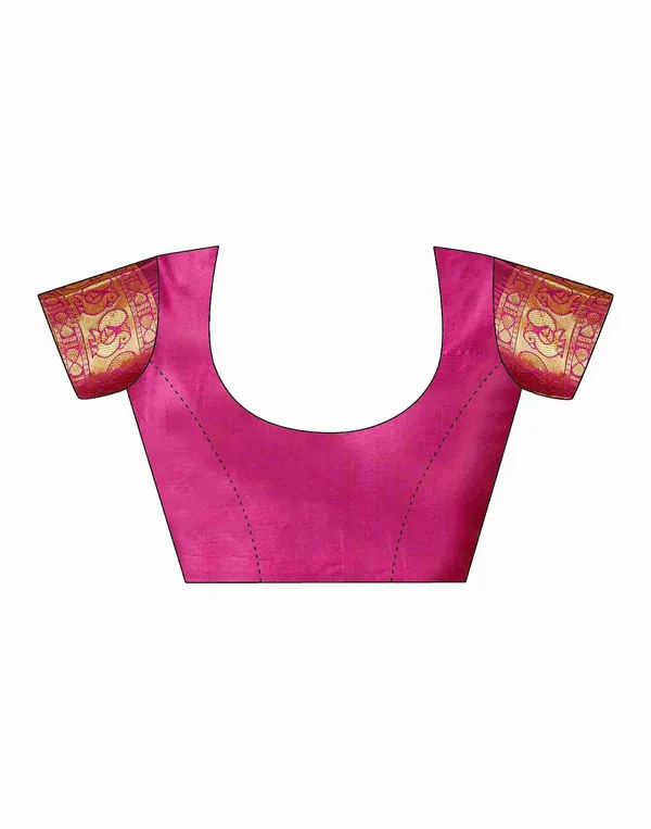 Magenta_Banarasi_Silk_Saree_For_Women