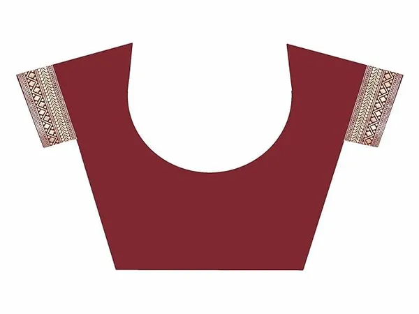 Maroon_Banarasi_Silk_Saree_For_Women