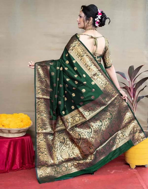 Green_Zari_Woven_Saree_For_Women