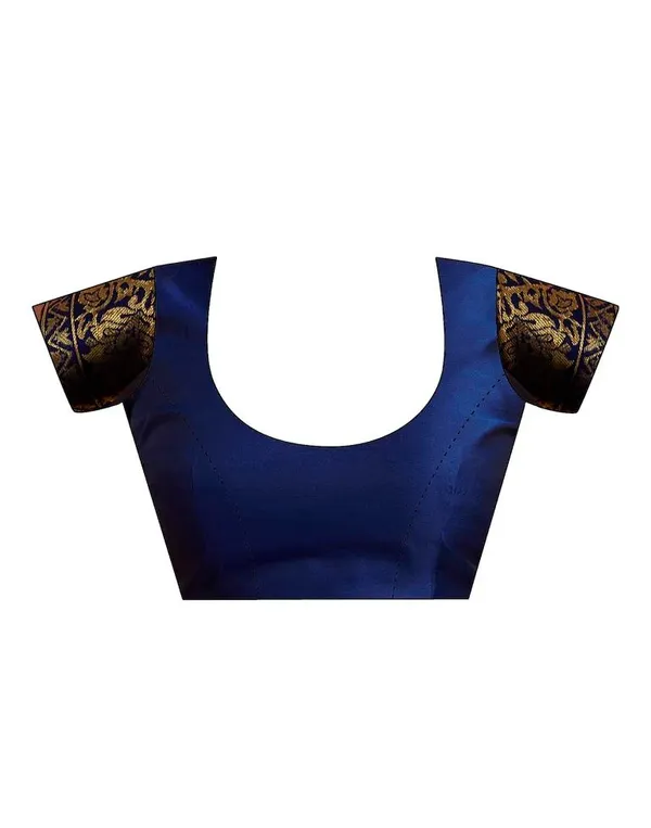 Blue_Banarasi_Silk_Saree_For_Women