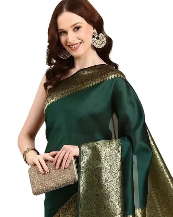 Green_Woven_Saree_For_Women