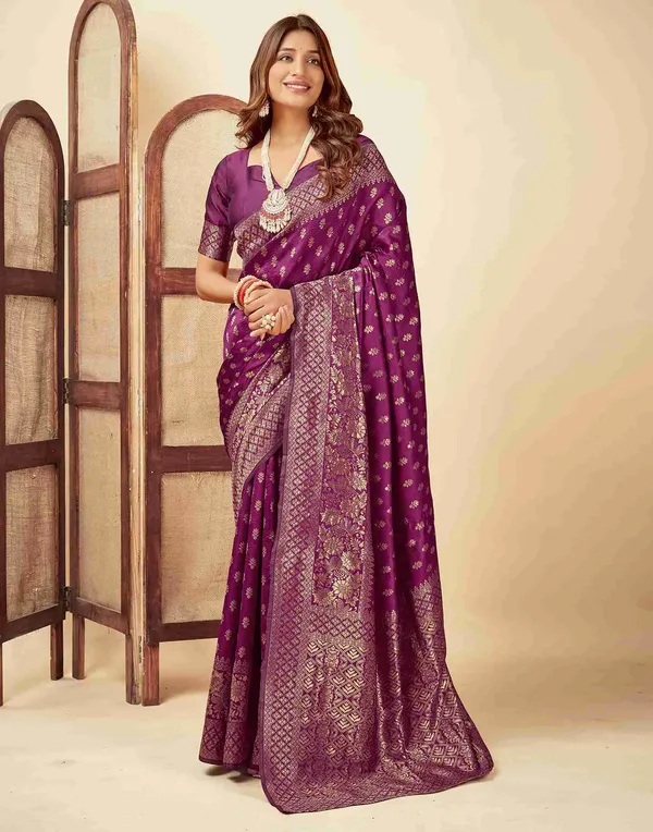 Purple_Traditional_Saree_For_Women