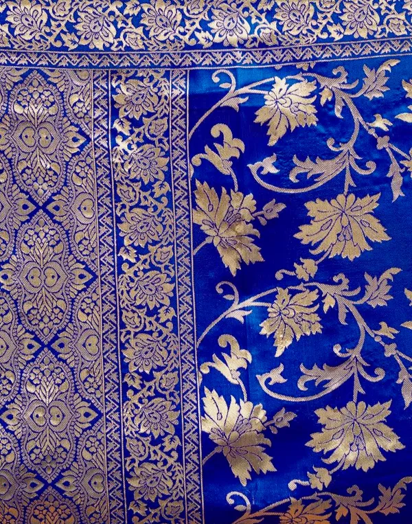 Blue_Banarasi_Silk_Saree_For_Women