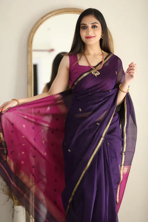 Purple_Traditional_Saree_For_Women