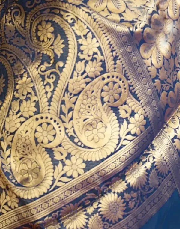 Blue_Banarasi_Silk_Saree_For_Women