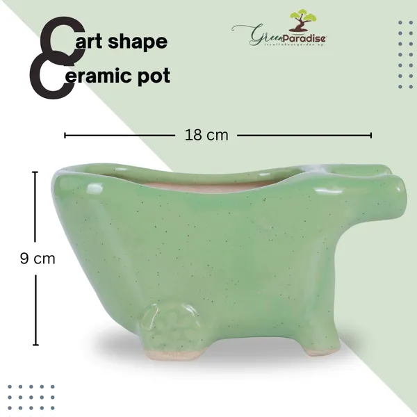 Green_Paradise_Cart_Shape_Beautiful_Ceramic_Pot_Black_Green_Default_Title