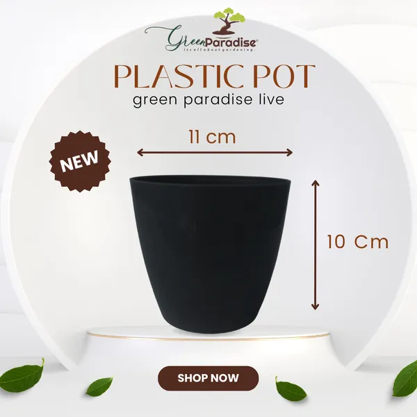 Green_Paradise_Premium_Glossy_Plastic_Pots_Set_Of_3_Black