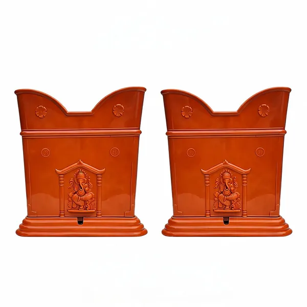 Tulsi_Planter_Premium_Quality_Plastic_Pot_Terracotta_-_Pack_Of_2