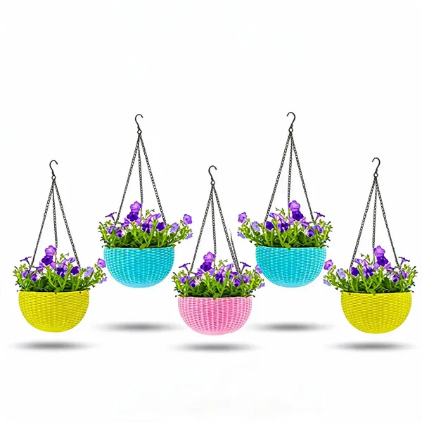 Flower_Pot_Hanging_Basket_With_Hook_Chain_For_Home_Garden_Office_Balcony_Grower_Planter_Size_6_Inch_Pack_Of_5