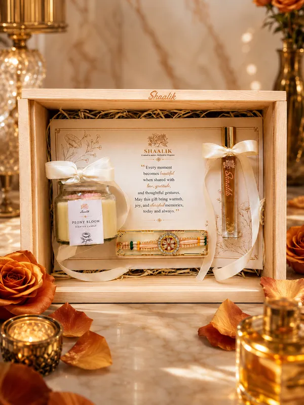 Shaalik_Rakhi_Gift_Box_Handmade_Rakhi_Amber_Oud_Perfume_Rose_Candle