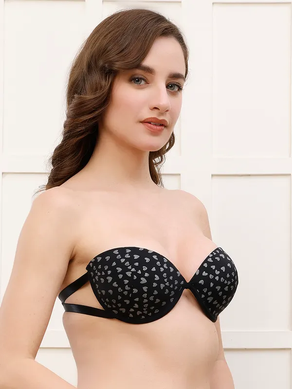 Pretty_Secret_Underwire_Lightly_Padded_Strapless_Bra_Women_Plunge_Lightly_Padded_Bra_(Black,_Silver)