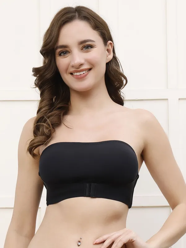 Pretty_Secret_Seamless_Non_Wired_Removable_Padded_Strapless_Tube_&_Sports_Bra_Women_Bandeau/Tube_Lightly_Padded_Bra_(Black)