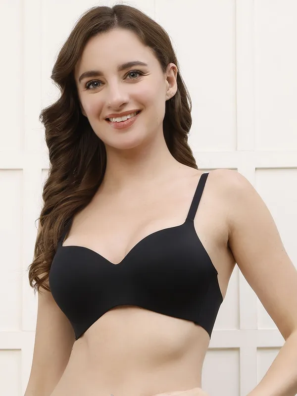 Pretty_Secret_Seamless_Non_Wired_Lightly_Padded_T-Shirt_Bra_Women_T-Shirt_Lightly_Padded_Bra_(Black)