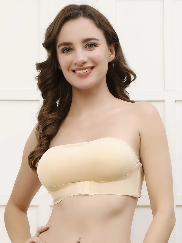 Pretty_Secret_Seamless_Non_Wired_Removable_Padded_Strapless_Tube_&_Sports_Bra_Women_Bandeau/Tube_Lightly_Padded_Bra_(Beige)