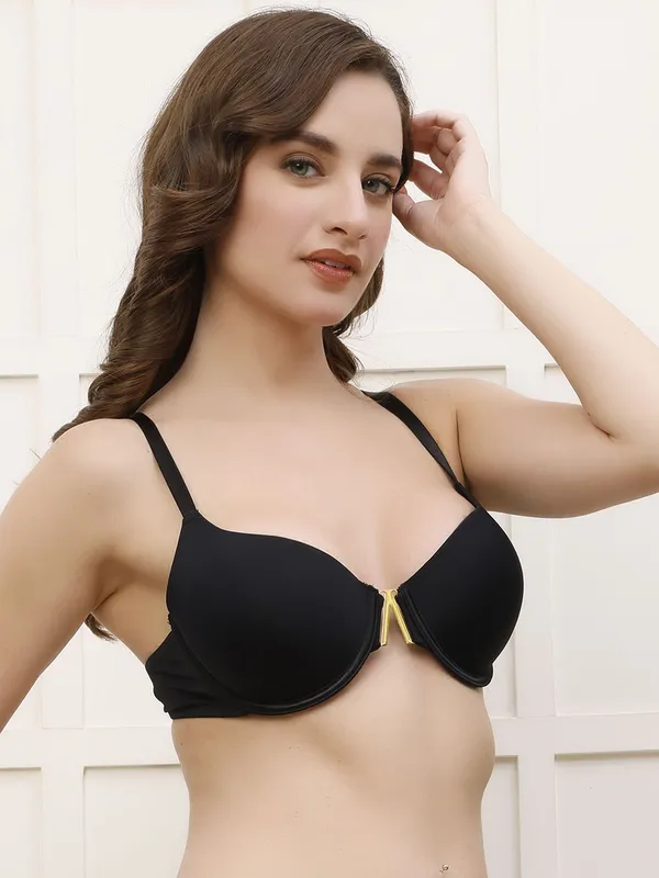 Pretty_Secret_Lightly_Padded_Underwire_Seamless_Bra_Women_Plunge_Lightly_Padded_Bra_(Black)