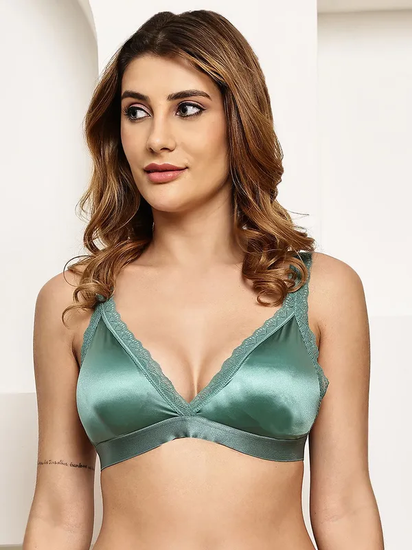 Pretty_Secret_Satin_Finish_Lightly_Padded_Honeymoon_Lace_Bra_Women_Plunge_Lightly_Padded_Bra_(Green)