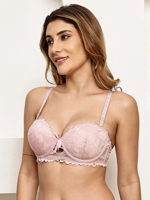 Pretty_Secret_Multiway_Underwire_Floral_Lace_Strapless_T-Shirt_Bra_Women_T-Shirt_Lightly_Padded_Bra_(Pink)