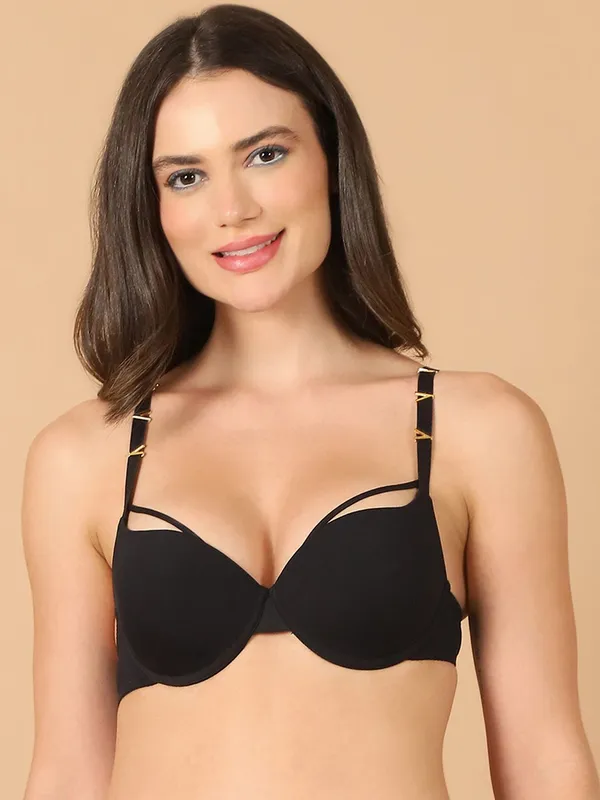 Pretty_Secret_Push_Up_Padded_Underwire_Hot_Plunge_Bra_Women_Push-Up_Lightly_Padded_Bra_(Black)