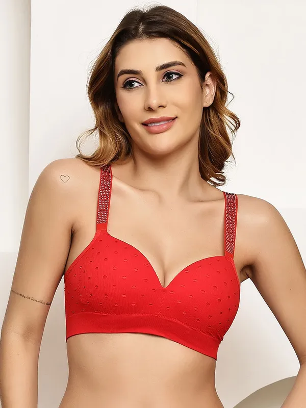 Pretty_Secret_Lightly_Padded_Shine_Strap_Fashion_T-Shirt_Bra_Women_T-Shirt_Lightly_Padded_Bra_(Red)