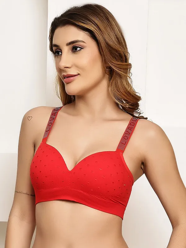 Pretty_Secret_Lightly_Padded_Shine_Strap_Fashion_T-Shirt_Bra_Women_T-Shirt_Lightly_Padded_Bra_(Red)