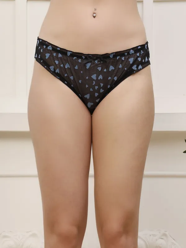 Pretty_Secret_Women_Bikini_Blue,_Black_Panty