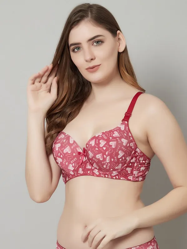 PrettySecret_Beautiful_Love_Print_Lighty_Padded_T-Shirt_Bra