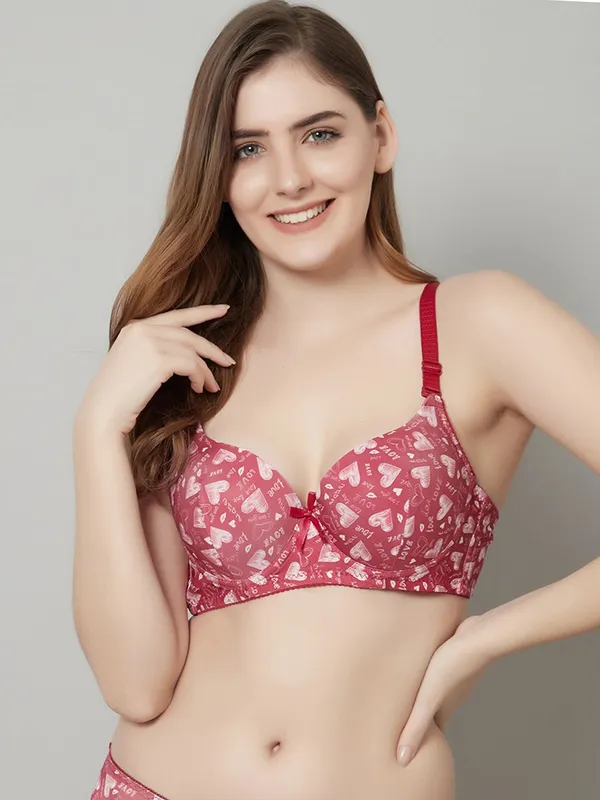 PrettySecret_Beautiful_Love_Print_Lighty_Padded_T-Shirt_Bra