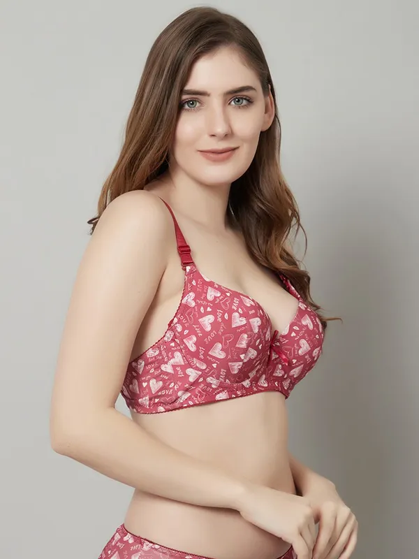 PrettySecret_Beautiful_Love_Print_Lighty_Padded_T-Shirt_Bra