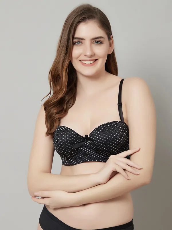 PrettySecret_Beautiful_Polka_Print_Lighty_Padded_T-Shirt_Bra