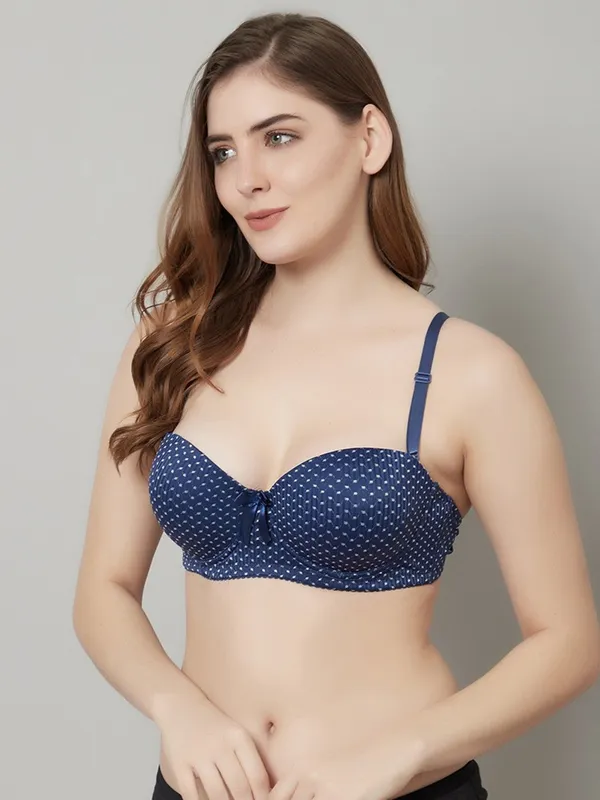PrettySecret_Beautiful_Polka_Print_Lighty_Padded_T-Shirt_Bra