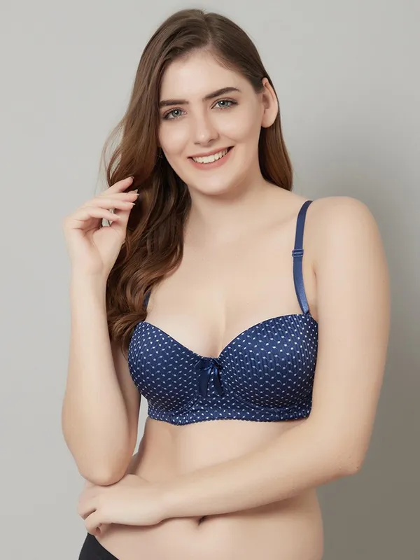 PrettySecret_Beautiful_Polka_Print_Lighty_Padded_T-Shirt_Bra