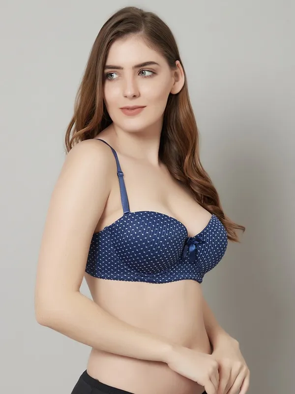PrettySecret_Beautiful_Polka_Print_Lighty_Padded_T-Shirt_Bra