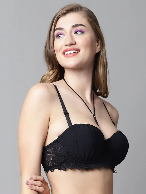 PrettySecret_Black_Lace_Cage-Style_Balconette_Bra